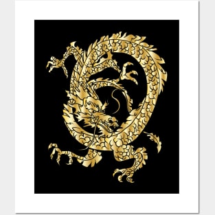 Gold Dragon 05 Posters and Art